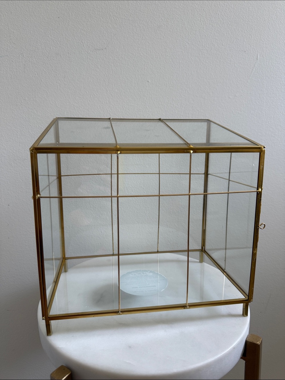 Hearth & Hand with Magnolia Mini Brass Gold Greenhouse